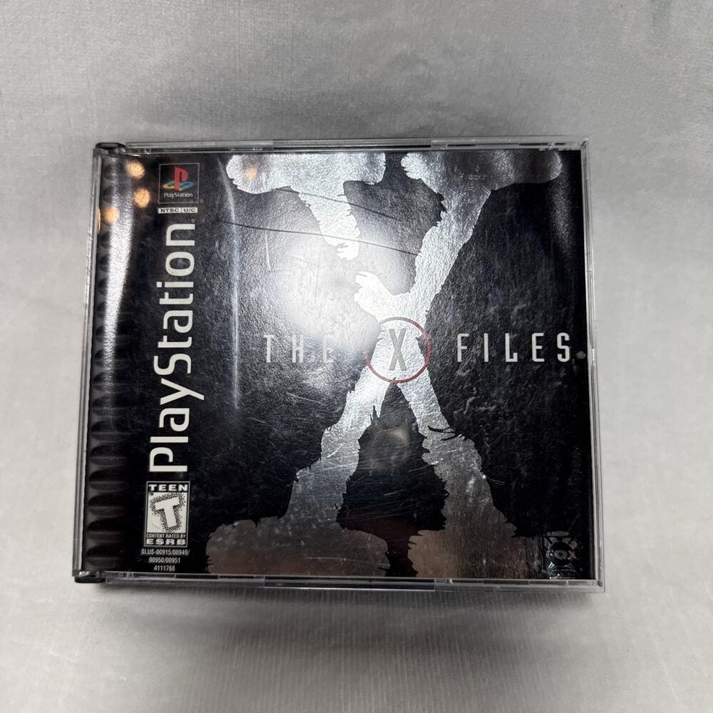 X-Files for PlayStation PS1 (1999, Fox) +Reg Card • Complete CIB
